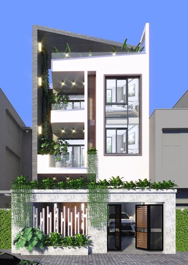 10 mẫu nhà ống 2 tầng không ban công đẹp nhất hiện nay